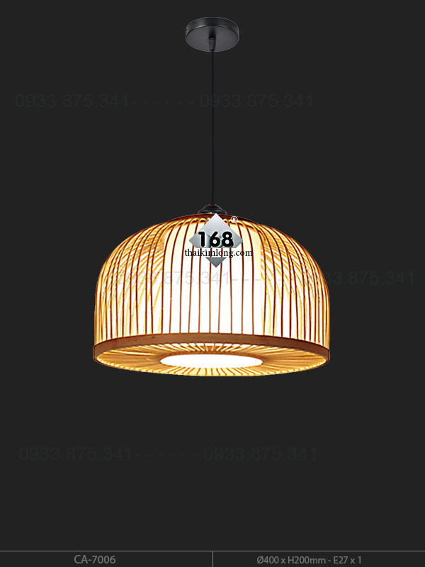 Đèn Thả Mây Tre CA-7006