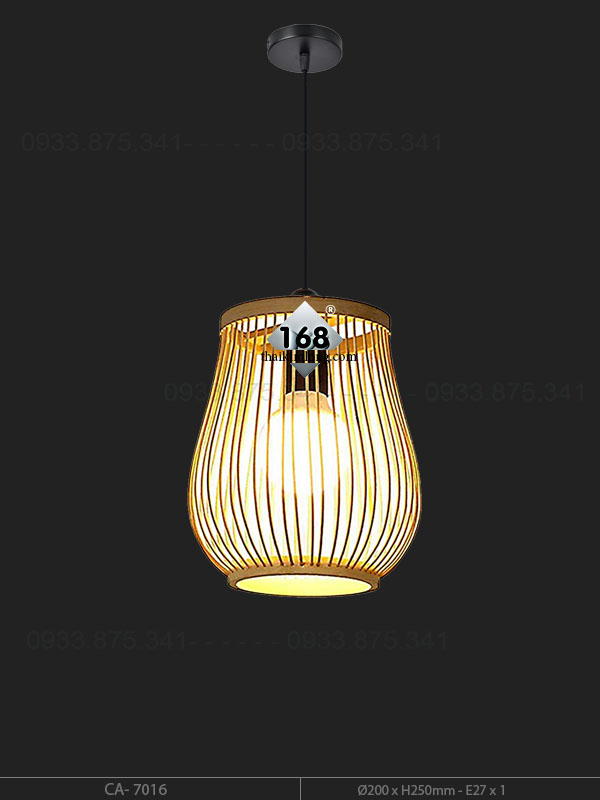 Đèn Thả Mây Tre CA-7016