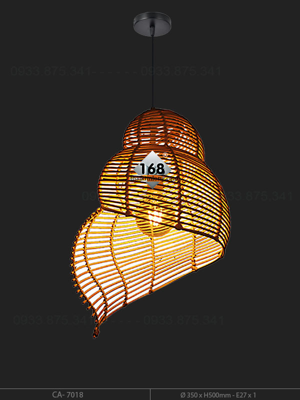 Đèn Thả Mây Tre CA-7018