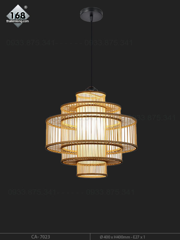 Đèn Thả Mây Tre CA-7023