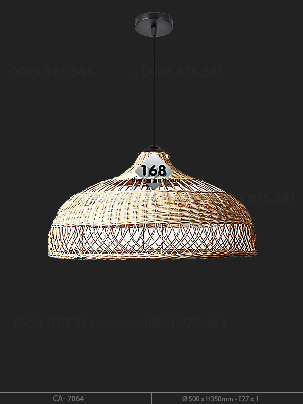 Đèn Thả Mây Tre CA-7064
