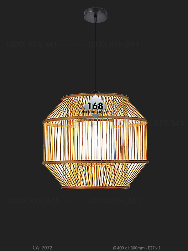 Đèn Thả Mây Tre CA-7072
