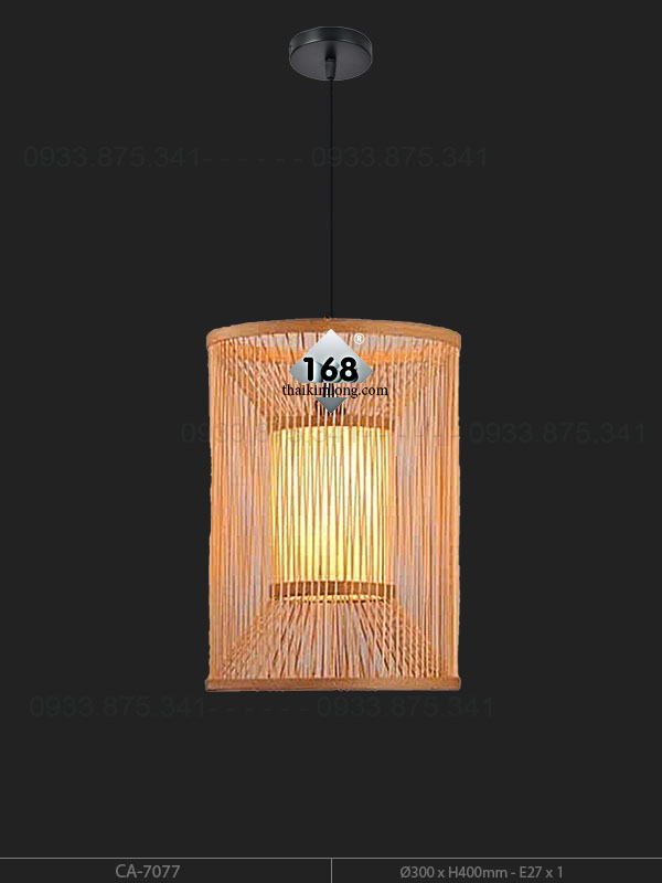 Đèn Thả Mây Tre CA-7077