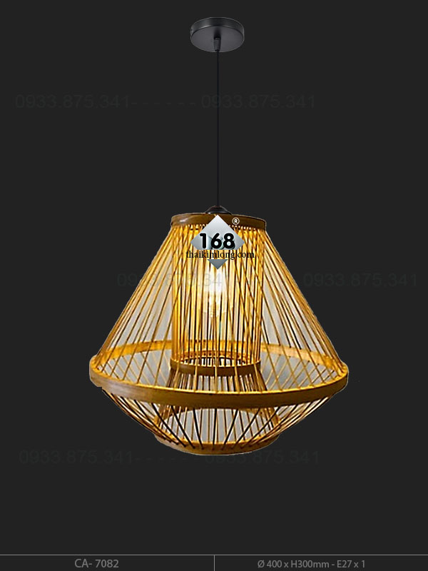Đèn Thả Mây Tre CA-7082