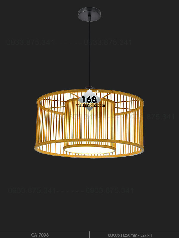 Đèn Thả Mây Tre CA-7098