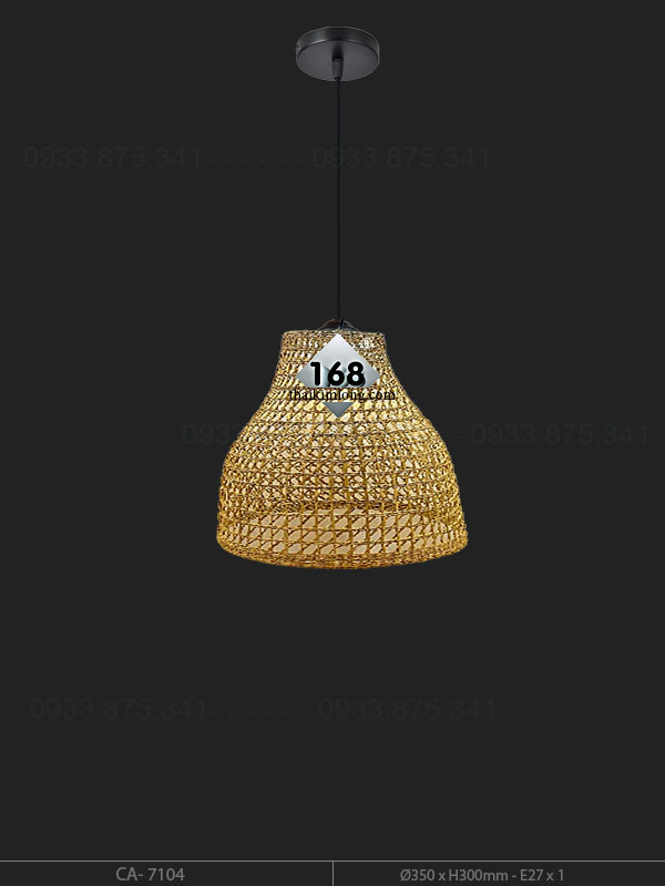 Đèn Thả Mây Tre CA-7104